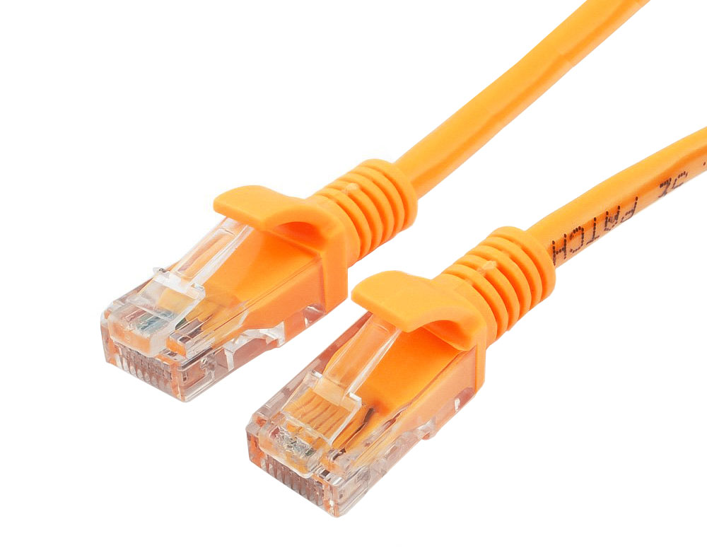 Патч-корд UTP Cablexpert PP12-1.5M/O, кат.5e, 1.5м, литой, многожильный (оранжевый)