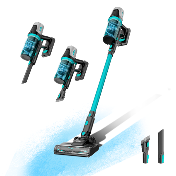 Пылесос вертикальный Cecotec Conga Rockstar 1500 Horizon Genesis XL голубой