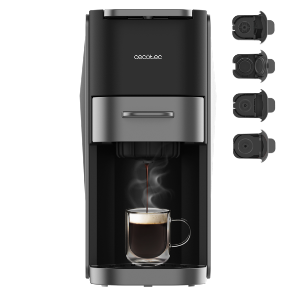 Кофеварка капсульная Cecotec FreeStyle Compact Dark (3в1) черный
