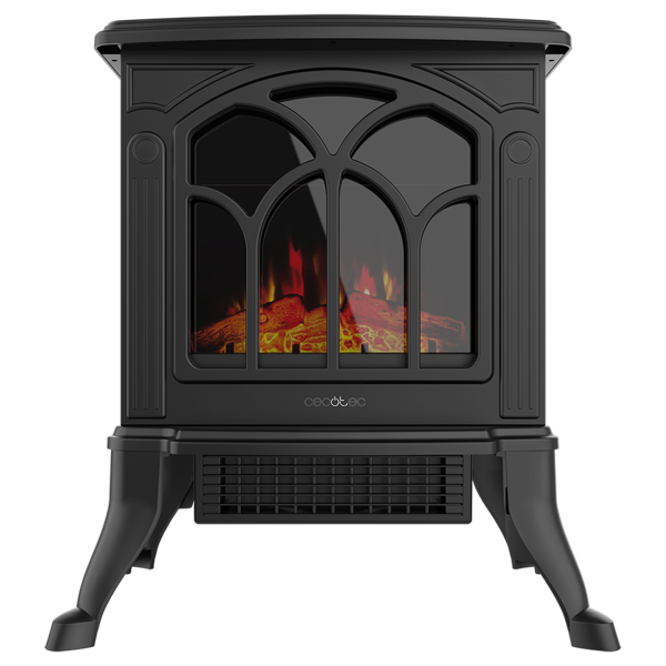Камин электрический напольный Cecotec ReadyWarm 1500 Flames черный