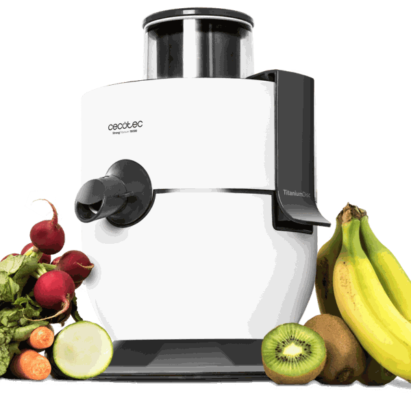 Соковыжималка центробежная Cecotec Strong Titanium 19000 белый